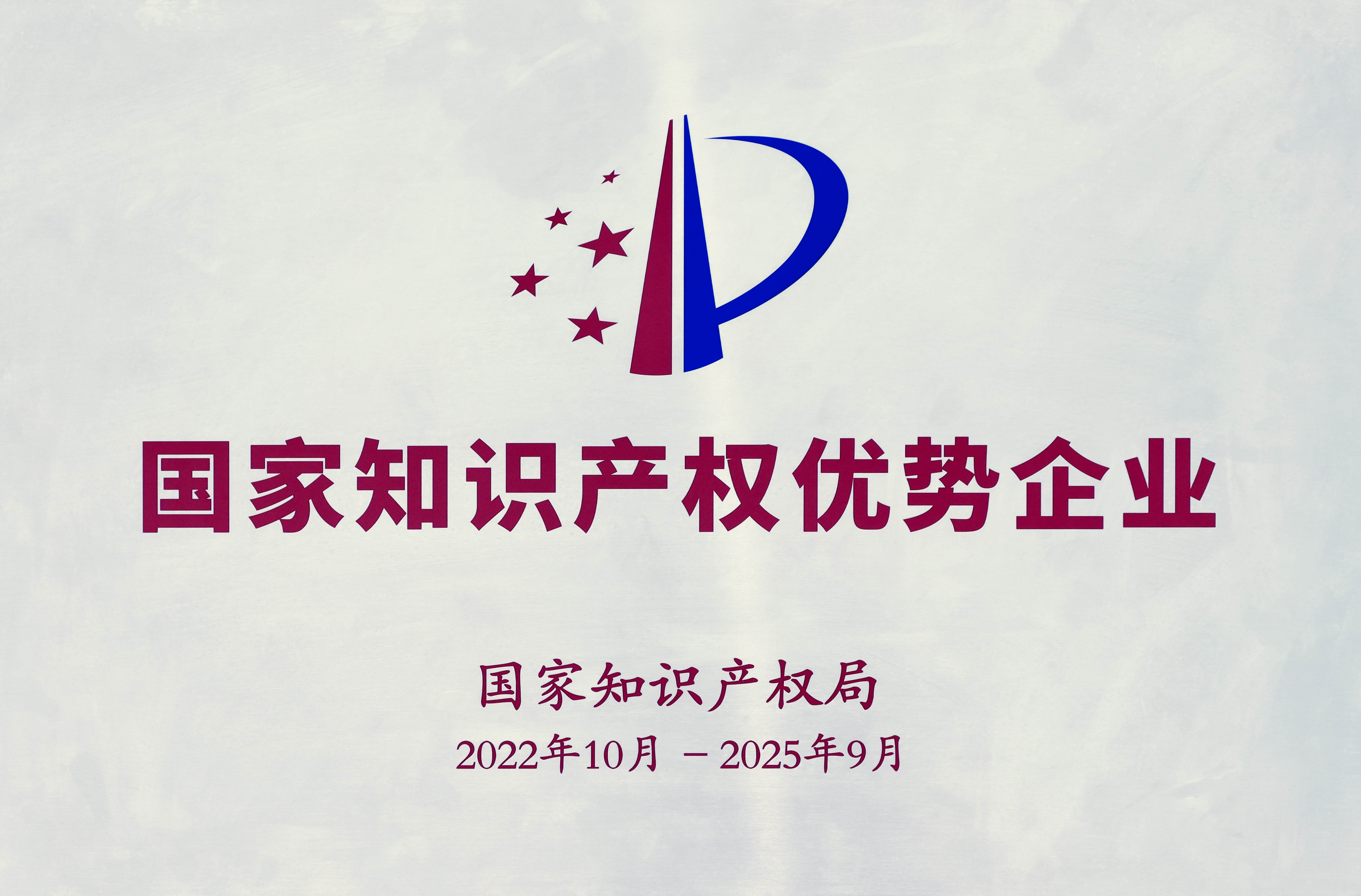 國家知識(shí)產(chǎn)權(quán)優(yōu)勢(shì)企業(yè)